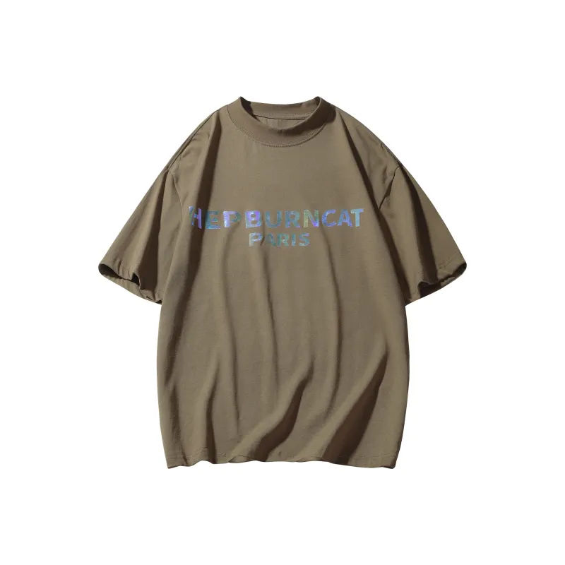 Hepburn Cat T-Shirts Unisex-11