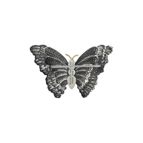 BUCCELLATI Opal Silver Brooches Unisex Silver