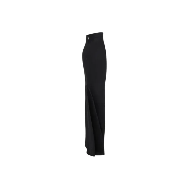 RICK OWENS Draped detail Maxi Skirt-2