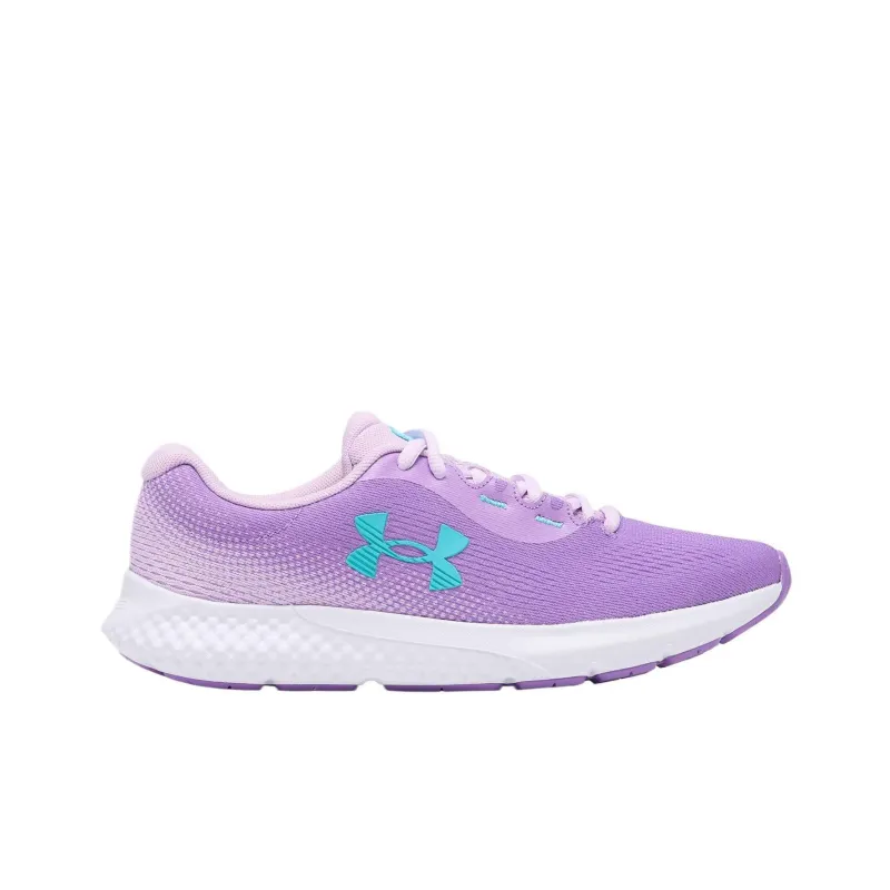 Under Armour Charged Rogue 4 Cushioning And Breathable Low Top Running Shoes Women's Purple-1