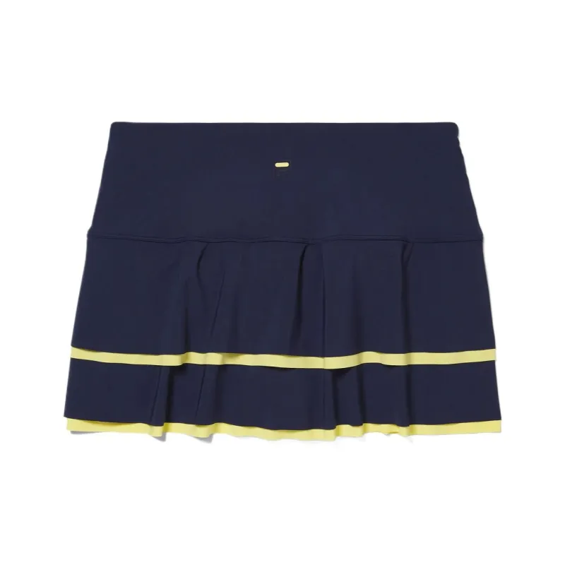 FILA Casual Short Skirts Women's FILA Marine/L IMONCELLO | FILA NAVY/LIMONCELLO-1