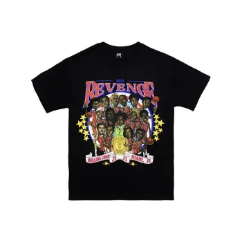 Revenge T Shirts Men Black