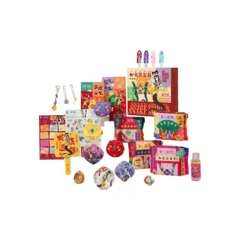 GUOXIAONIU x HULUXIONGDI Ruyi Good Fortune And Prosperity Powder Puff Set Soft 25 Piece Set