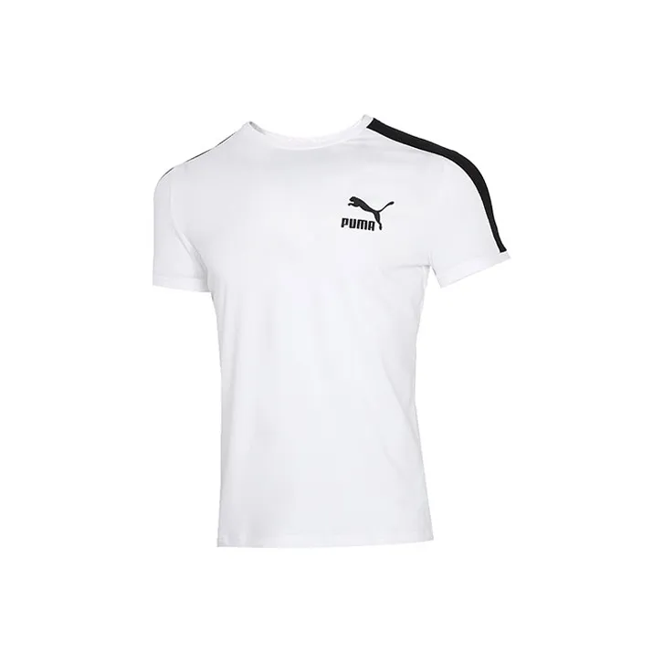 PUMA Squad T Shirts Men White-0