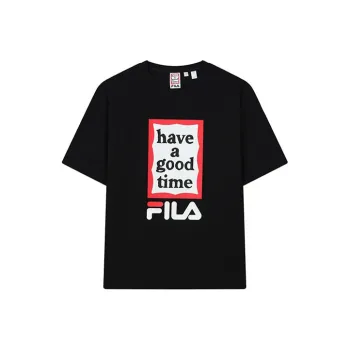 FILA x Have A Good Time T Shirt Unisex Jet Black