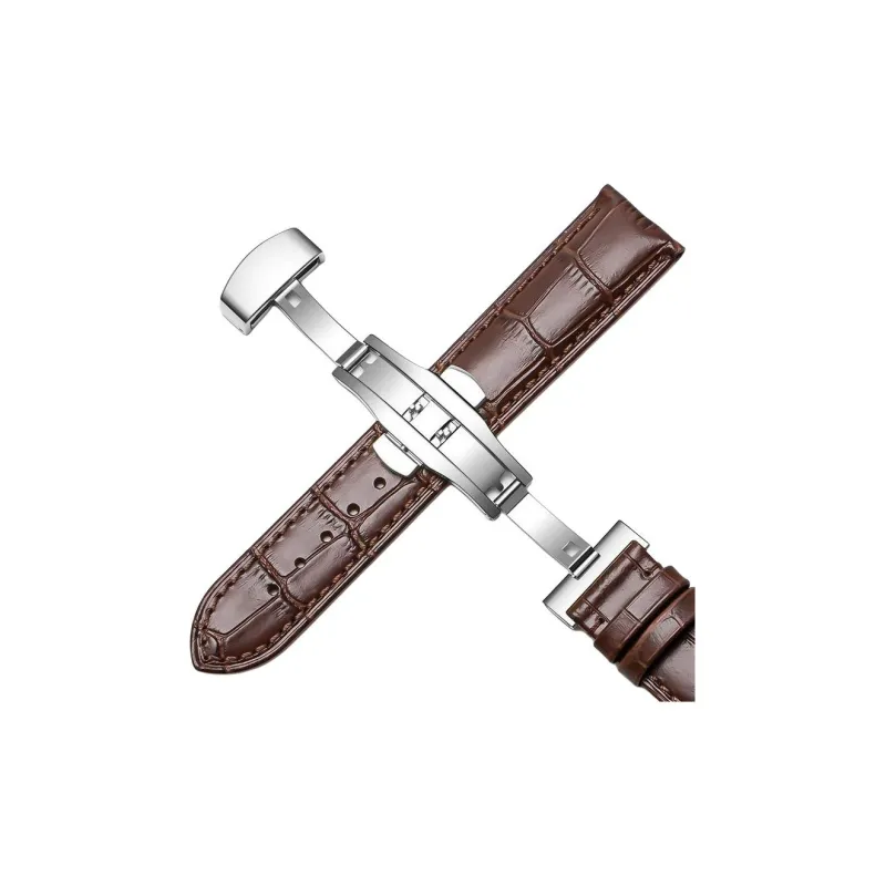 FUDIEN Tissot, Longines, Casio, MIDO, King DW Compatibility Watch Band 185mm Cowhide Leather Material-13