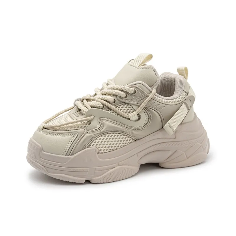 Snow Know The Answer SKTA Durable Breathable Lightweight Low Top Couple Chunky Sneakers Unisex-7
