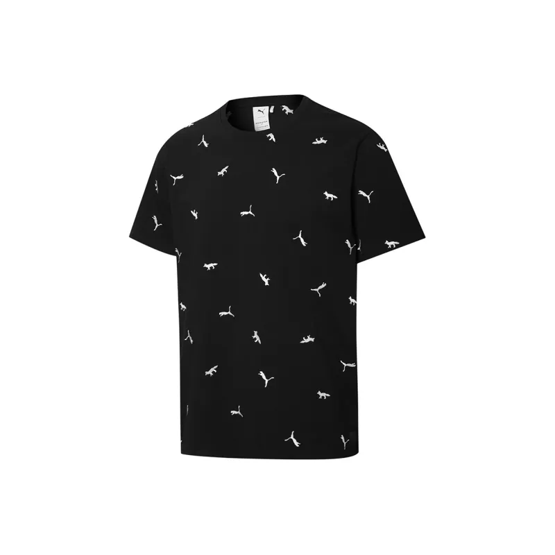 PUMA Set-in Sleeve T-Shirt Men's Black-0