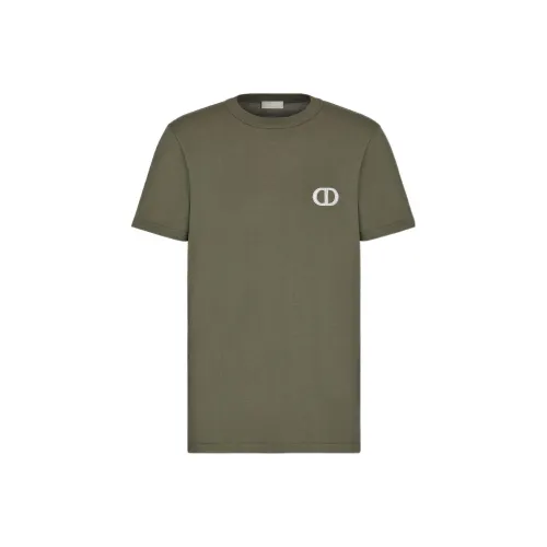 DIOR Dior Quarterly New Products SS23 Regular T Shirt Men's Olive