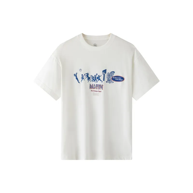 LiNing Badfive T Shirt Men's White-0