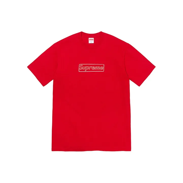 Supreme Kaws Chalk Logo Tee-4