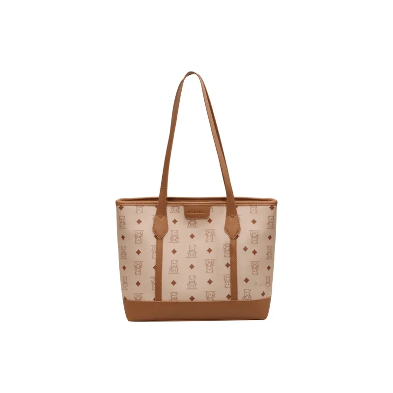 YZUE PU Handbag, Shoulder Bag Regular Women's Ecru/Pink/Light Brown/Black-0