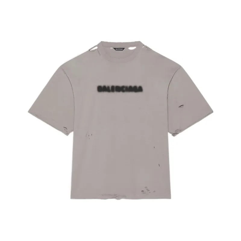 Balenciaga Wide Fit Blurry T Shirt-0