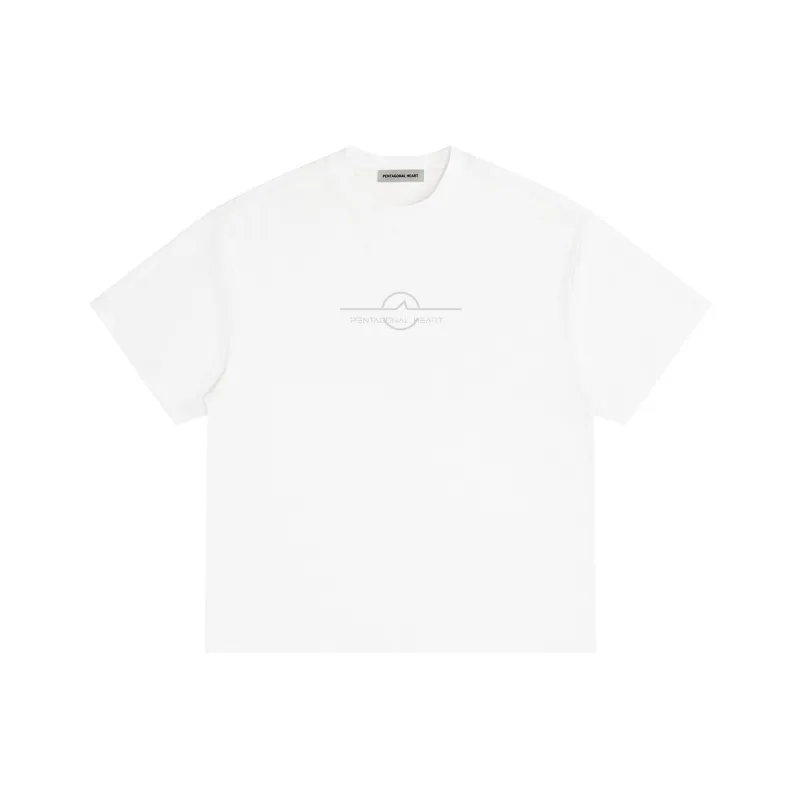 PENTAGONAL HEART Stepping Star Dream Series Round Neck T shirt Unisex-1