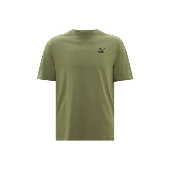 PUMA Set in Sleeve T Shirt Men's Army Green