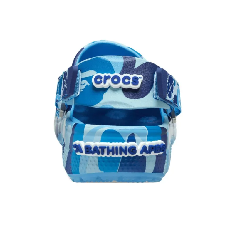 Crocs Classic Clog A Bathing Ape Abc Camo Blue-4