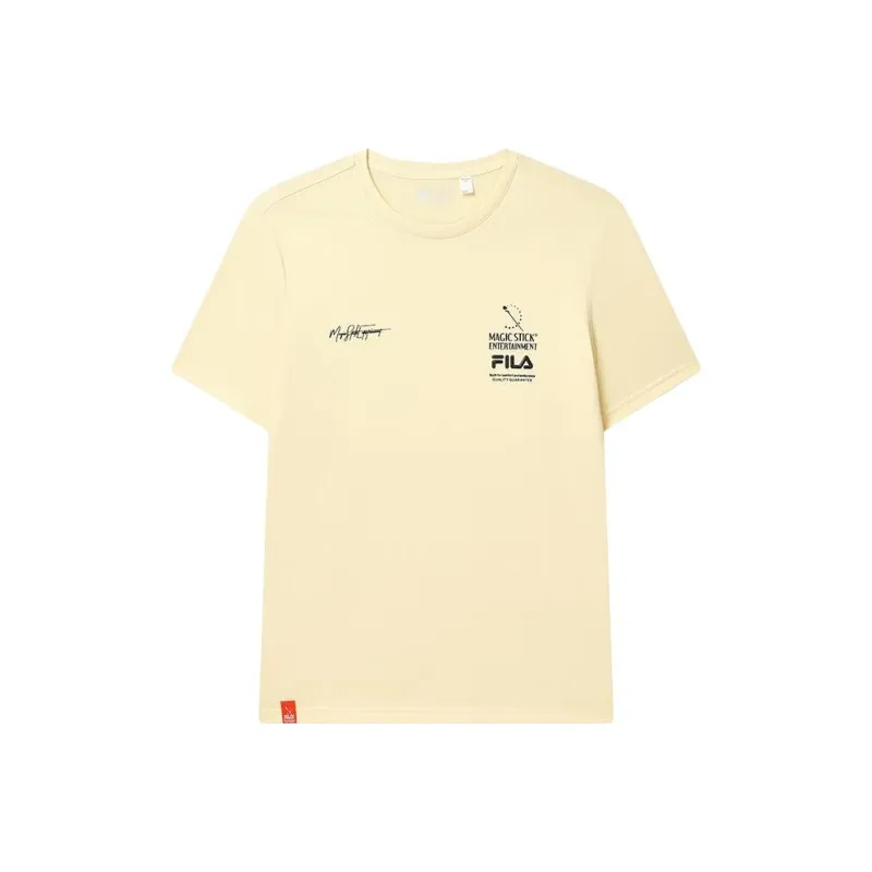 FILA T Shirts Men Yellow-0