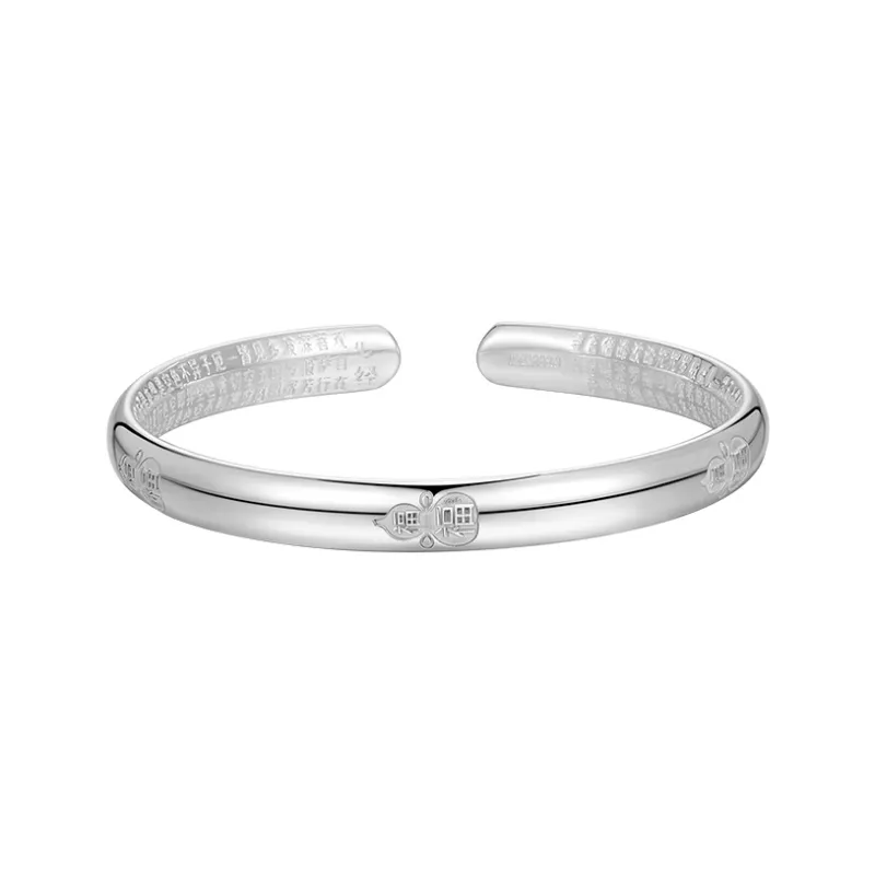 DAISY BEAUTY S999 Fine Silver Bangles Women's-1
