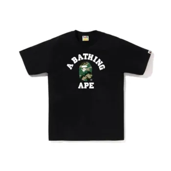 A BATHING APE Woodland Camo College Tee SS23