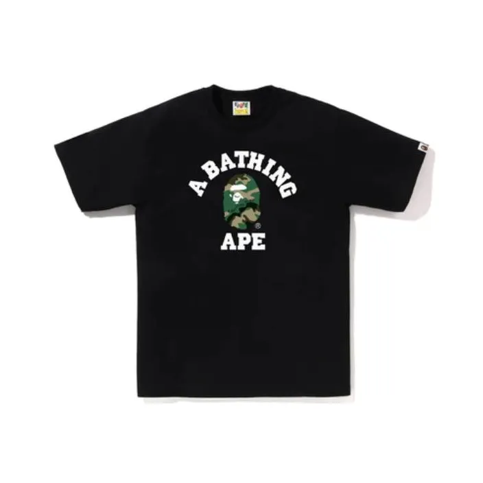 Bape Woodland Camo College Tee SS23-0