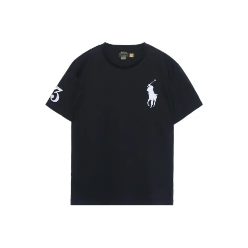 Polo Ralph Lauren SS23 Men's Embroidery Crew Neck Short Sleeve T Shirt Black