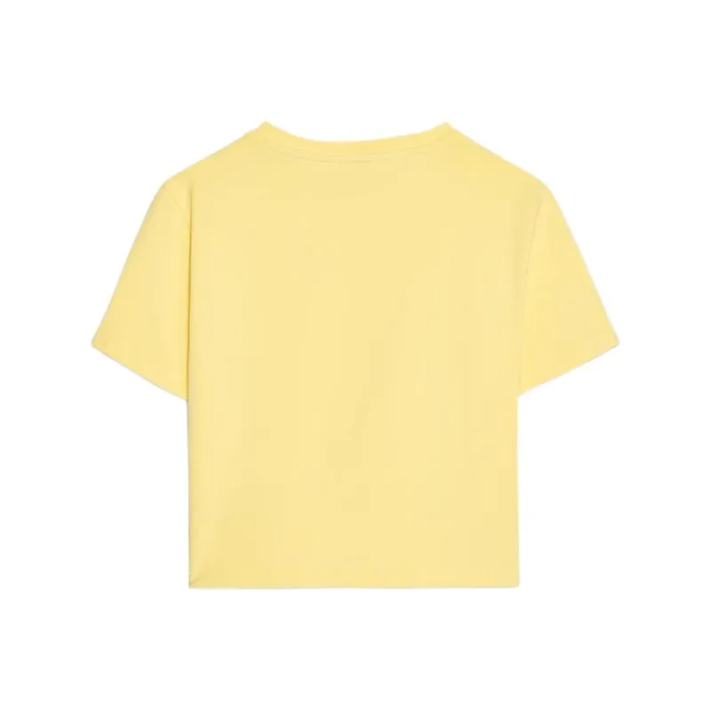 ZARA Regular T Shirt Women's Yellow-1
