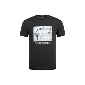EMPORIO ARMANI T Shirts Men Black