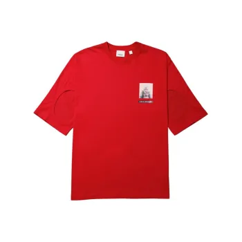 Burberry T Shirts Men Red