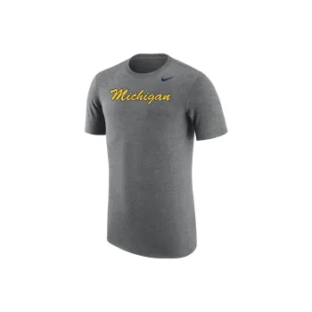Nike NCAA Series SS23 T-Shirts Men Gray