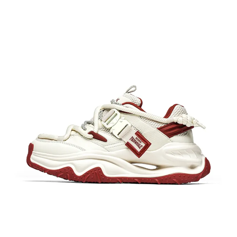 FAIRWHALE Anti Slip And Wear Resistant Height Increasing Low Top Chunky Sneakers Men's-5