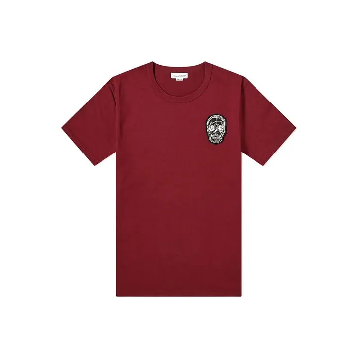 Alexander McQueen T Shirts Men Red-0