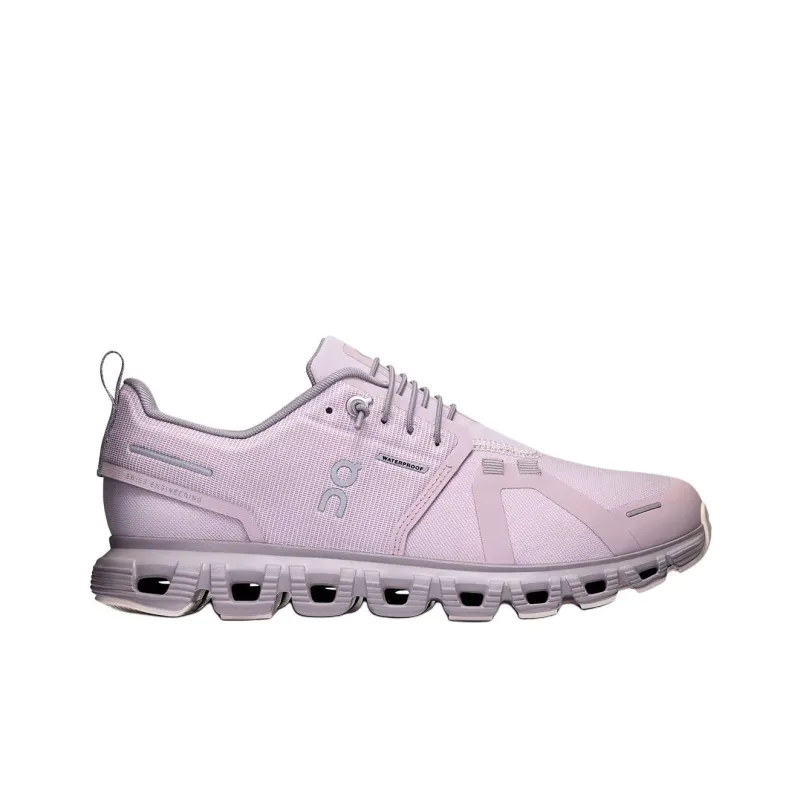 On Running Cloud 6 Waterproof Mauve Zinc Women's-1