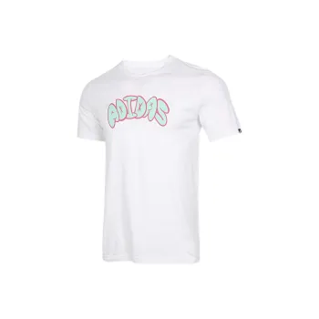 Adidas T Shirts Men White