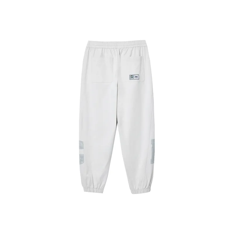 JACK JONES· x NBA JACK&JONESxNBA Spring Summer Knitted Sweatpants Men's C42 Stone Gray-1