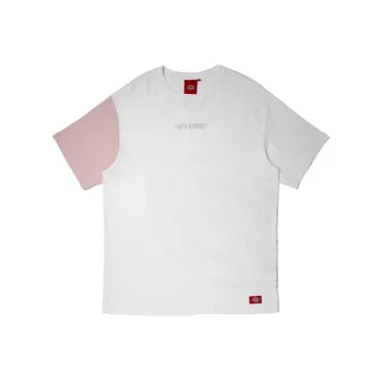 Dickies Straight T Shirt Unisex Dusty Pink/White