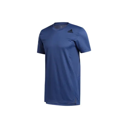 Adidas T Shirts Men Tech Indigo