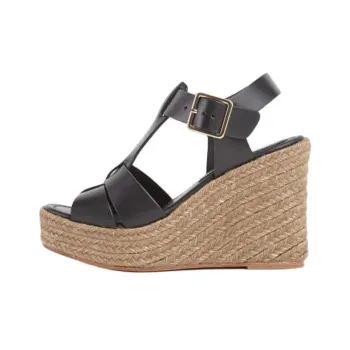Paloma Barceló Alison Strap Sandals 10cm Women's Black
