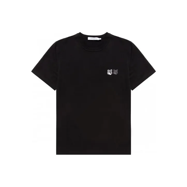 Maison Kitsune T Shirts Unisex Black-0