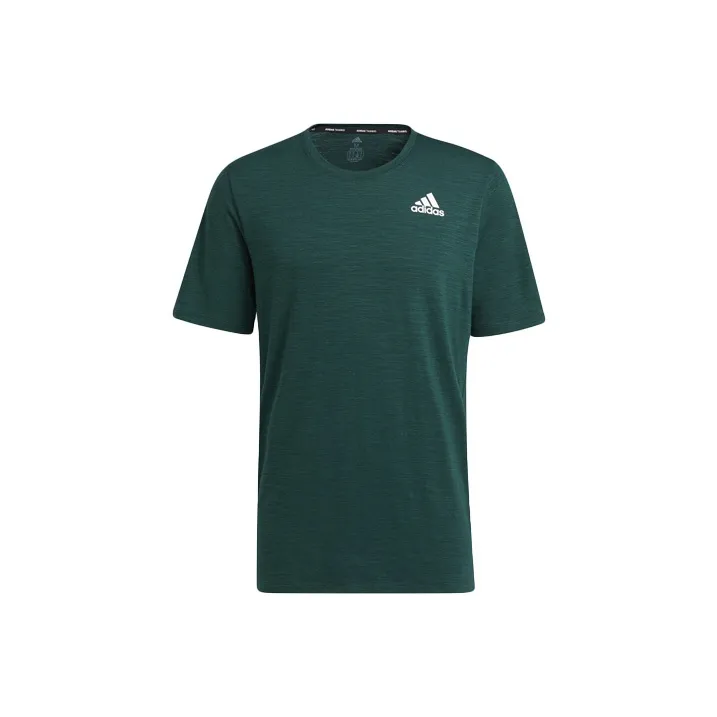 Adidas T-Shirts Men Dark Green-0