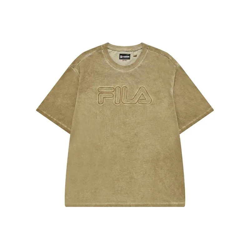 FILA FUSION STREET SPORT T Shirt Unisex Cloud Khaki-0