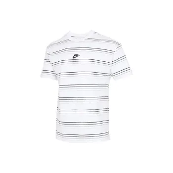 Nike Drop Shoulder Sleeve T Shirt Men's White