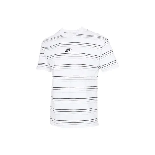 Nike Drop Shoulder Sleeve T Shirt Men's White
