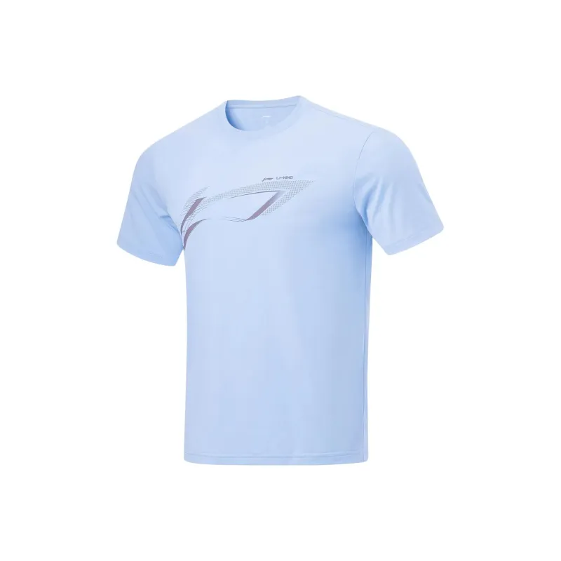 LiNing Fitness Series T Shirt Men's Clear Sky Blue-0