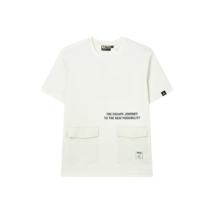 FILA x Maison Mihara Yasuhiro T Shirt Men's Light Mist Gray-0