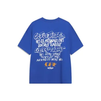LiNing Disney T Shirt Unisex Bright Blue