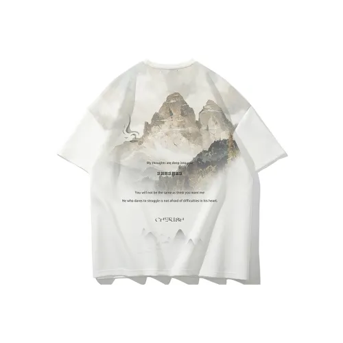SANSYAS T Shirts Unisex White
