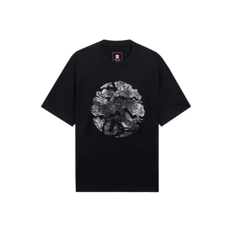 LiNing T Shirts Unisex Black-0
