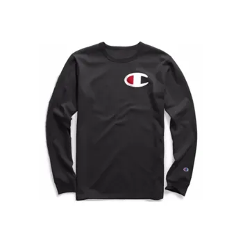 Champion T Shirt US Version Unisex Black