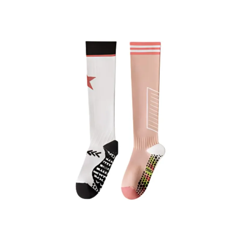 Temooues Knee High Socks Women's Combo Set-16