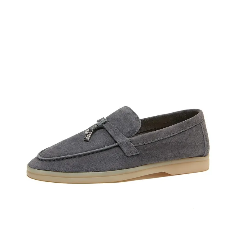 Ruomini Men's Casual Shoes Men Low Top Black, Gray, Dark Blue, Nude, Apricot-5